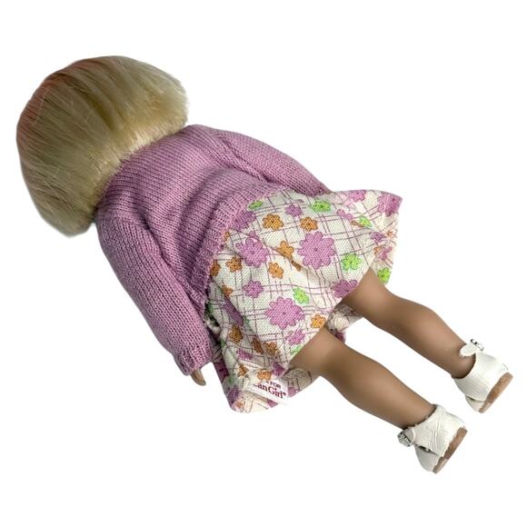 American Girl Kit Doll Mini Cloth Body Meet Outfit Barrette Skirt Shoes Book Bag - Picture 4 of 8